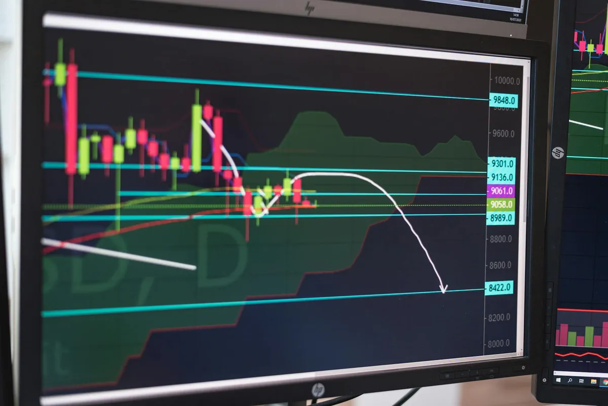 A financial-markets trading floor